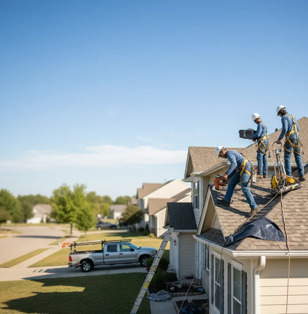 Roof Repair in Mooreland
